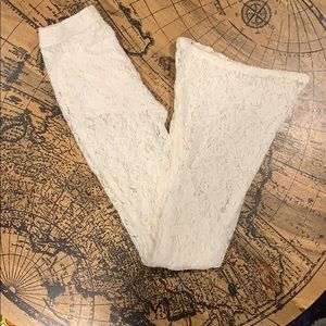 Hollister Lace Bell Bottoms